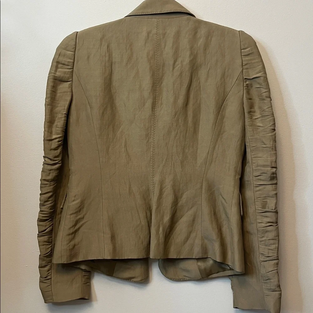 Zara Woman Beige-Tan Tailored Blazer - Picture 5 of 6